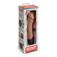 Powercocks 6.5 Realistic Vibrator Mocha