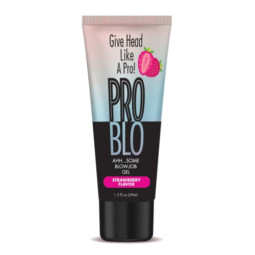 Gel Oral de Placer Pro Blo Fresa 1.5 oz