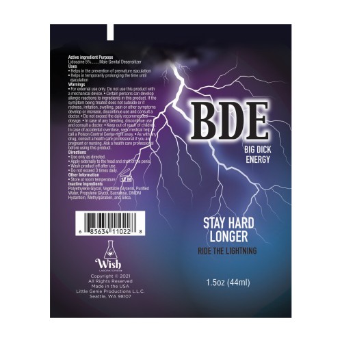 BDE Stay Hard Longer Cream for Enhanced Endurance