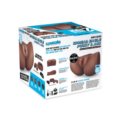 Luvdollz Remote Control Spread Eagle - Mocha