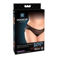 Panty Princesa Negro XL-XXL con Control Remoto para Diversión Discreta