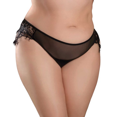 Panty Princesa Negro XL-XXL con Control Remoto para Diversión Discreta