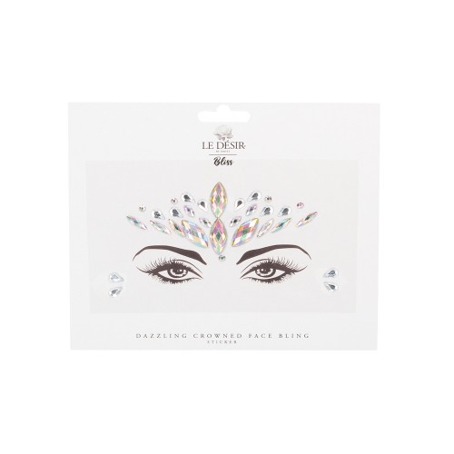 Shine with Shots Bliss Crowned Face Bling Sticker