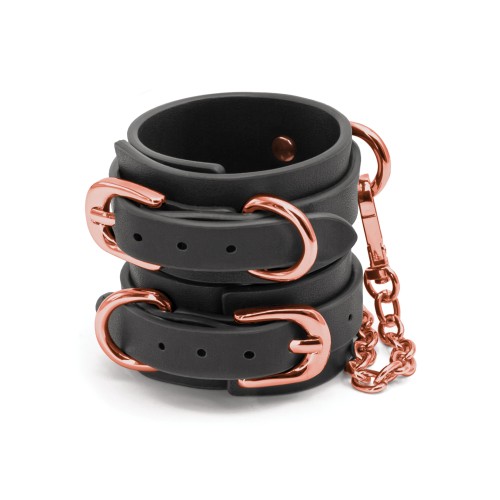 Bondage Couture Wrist Cuffs Black