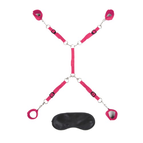 Juego de Sábanas Fetish Lux Rosa Fucsia para Diversión BDSM