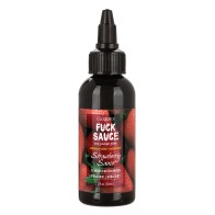 Fuck Sauce Flavored Water Based Lubricant 2 oz Strawberry