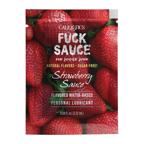 Fuck Sauce Strawberry Flavored Water Based Lubricant Sachet