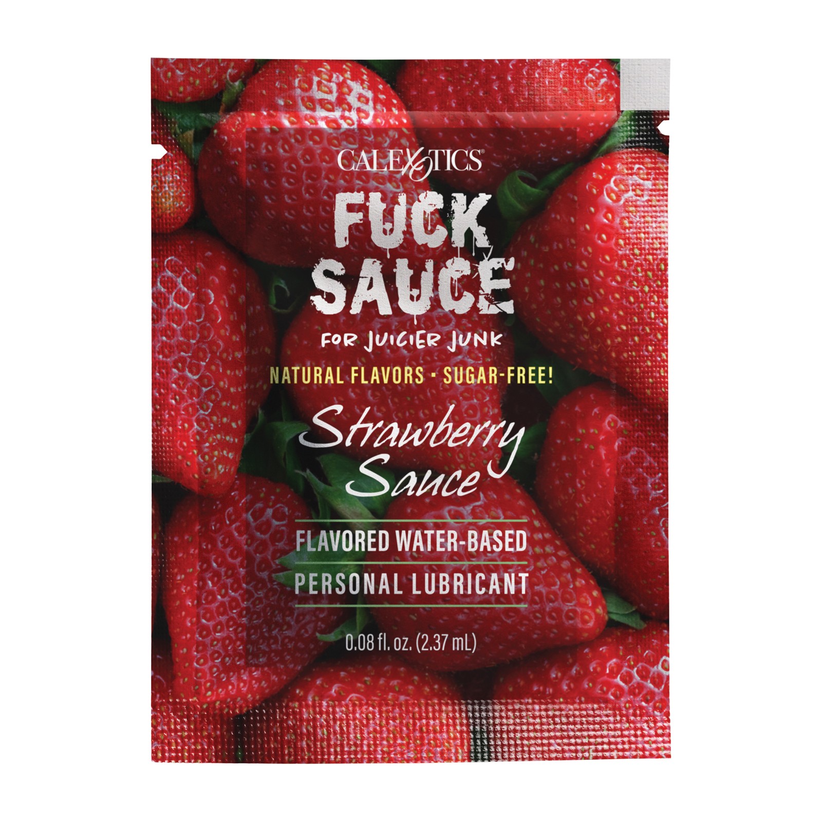 Lubricante Hidrosoluble Sabor Fresa Fuck Sauce - Sachet