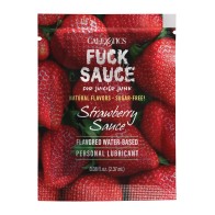 Fuck Sauce Strawberry Flavored Water Based Lubricant Sachet