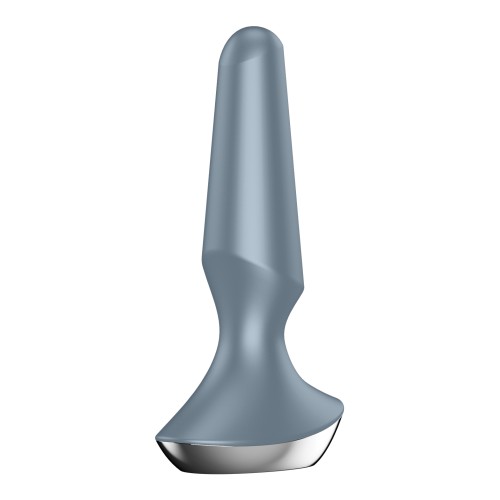 Satisfyer Plug-ilicious 2 Estimulación de Vibración Profunda - Azul Hielo