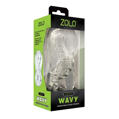 Stroker Transparente Wavy ZOLO Gripz