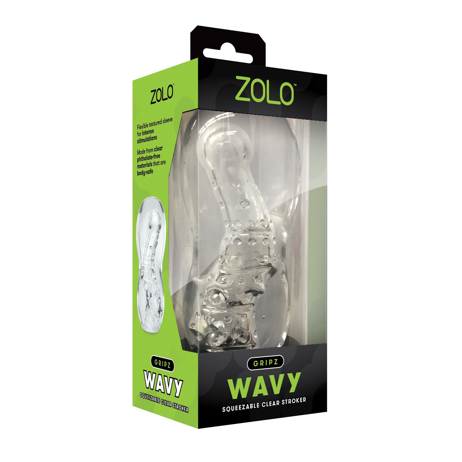 Stroker Transparente Wavy ZOLO Gripz