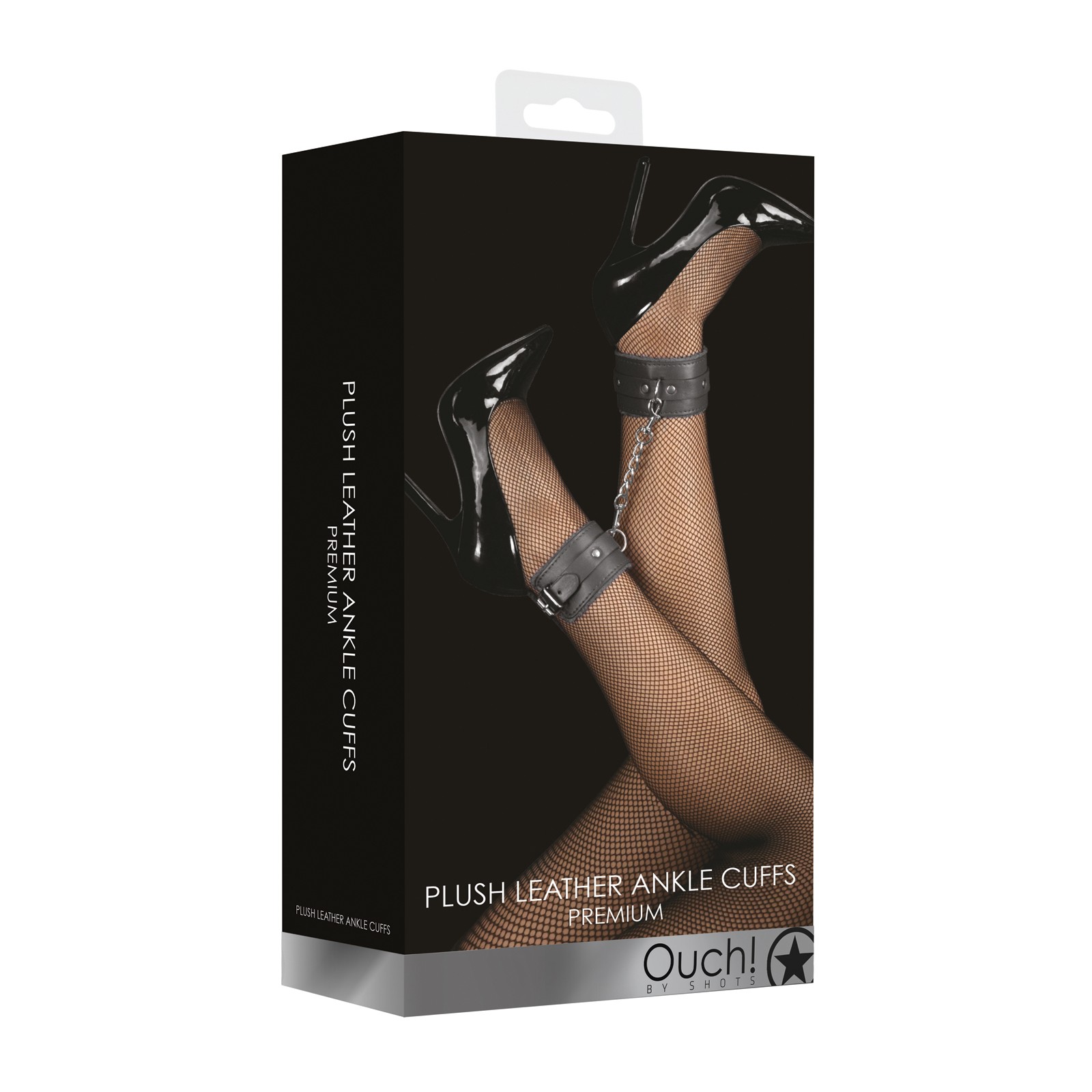 Shot Ouch Plush Leather Ankle Cuffs