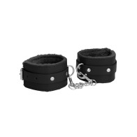 Shot Ouch Plush Leather Ankle Cuffs