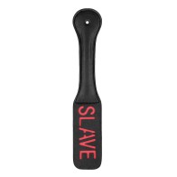 Shots Ouch Slave Paddle Black for Edgy Play