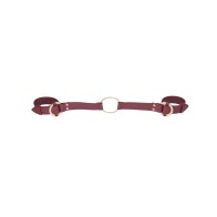 Shots Ouch Halo Handcuff Burgundy