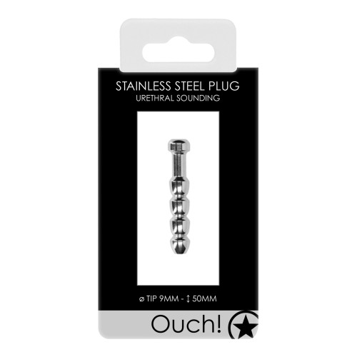 Shots Ouch Plug Metálico para Sondeo Uretral 9mm