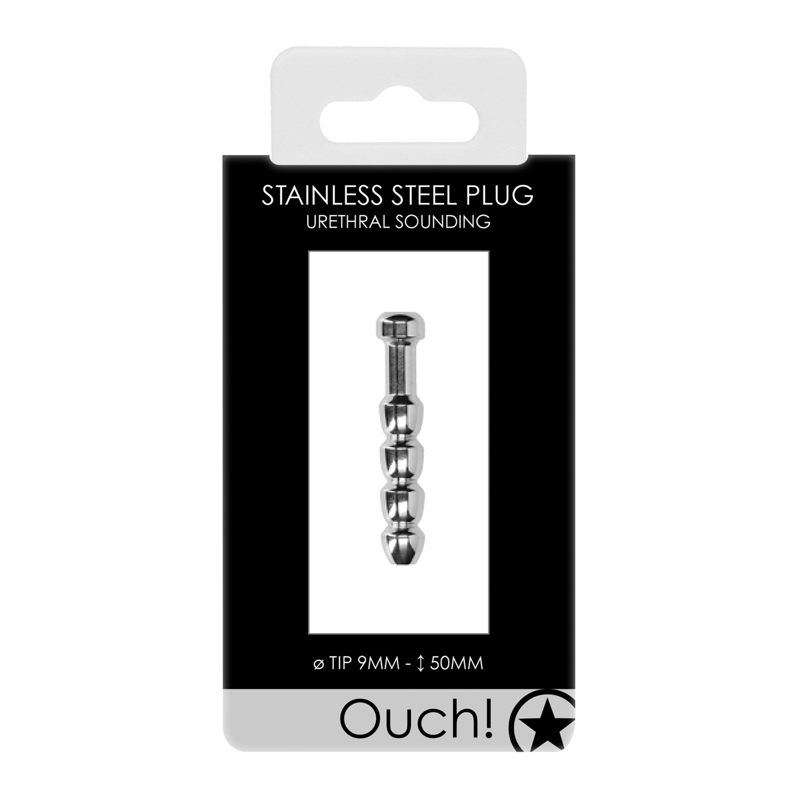 Shots Ouch Plug Metálico para Sondeo Uretral 9mm