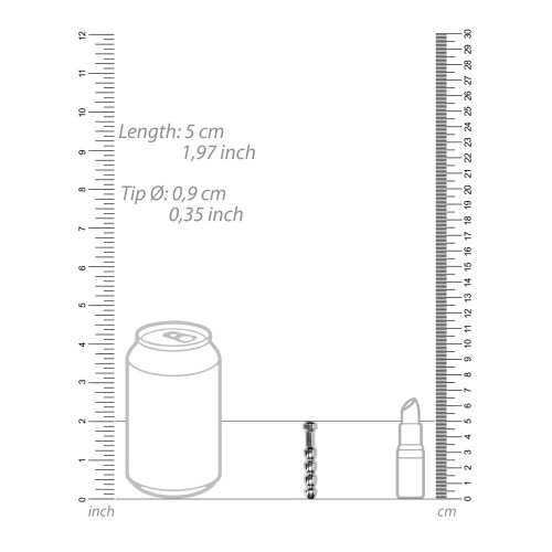 Shots Ouch 9mm Urethral Sounding Plug