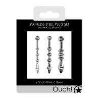 Ouch Urethral Sounding Plug Set for Adventurous Play