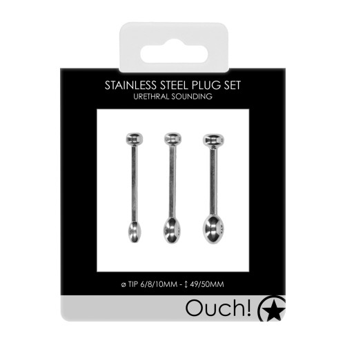 Juego de Tapones Urethral de Metal - 49/50mm