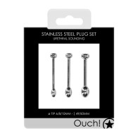 Juego de Tapones Urethral de Metal - 49/50mm