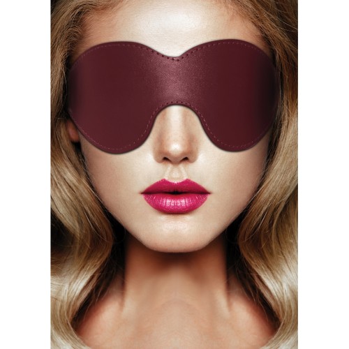 Shots Ouch Halo Eyemask Burgundy