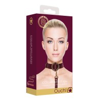 Shots Ouch Halo Collar with Leash - Luxurious Control