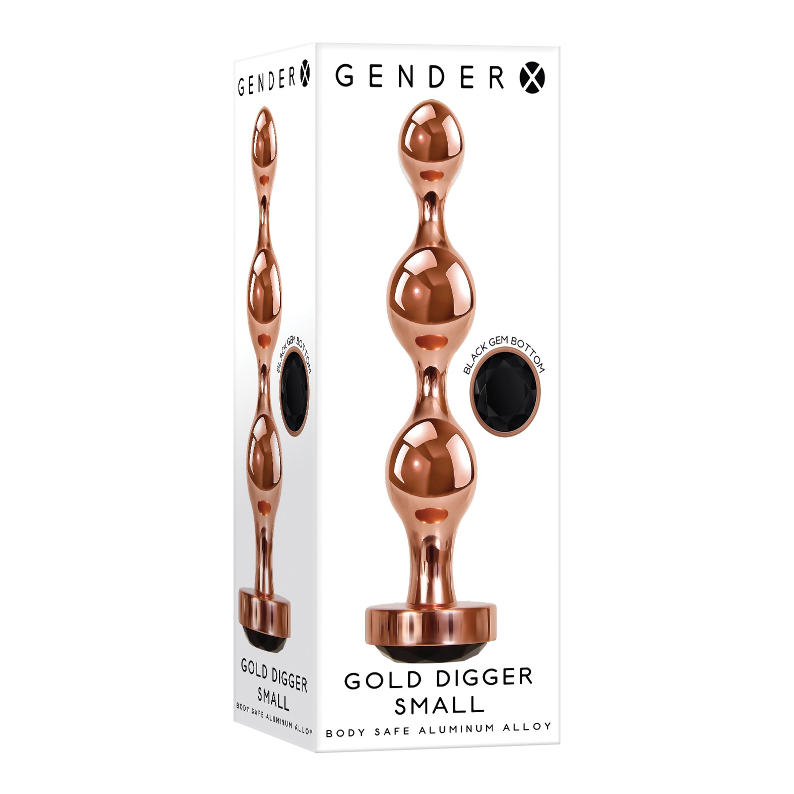 Plug Gender X Gold Digger Pequeño para Juego Sensacional