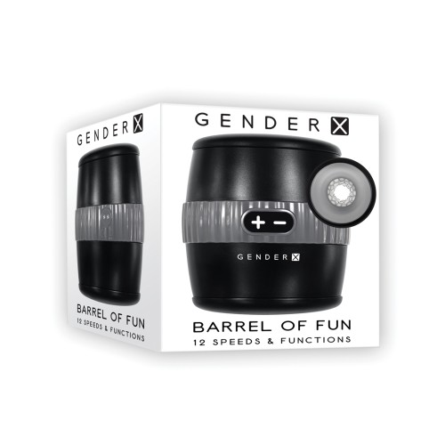 Stroker Vibrante de Doble Entrada Gender X Barrel of Fun