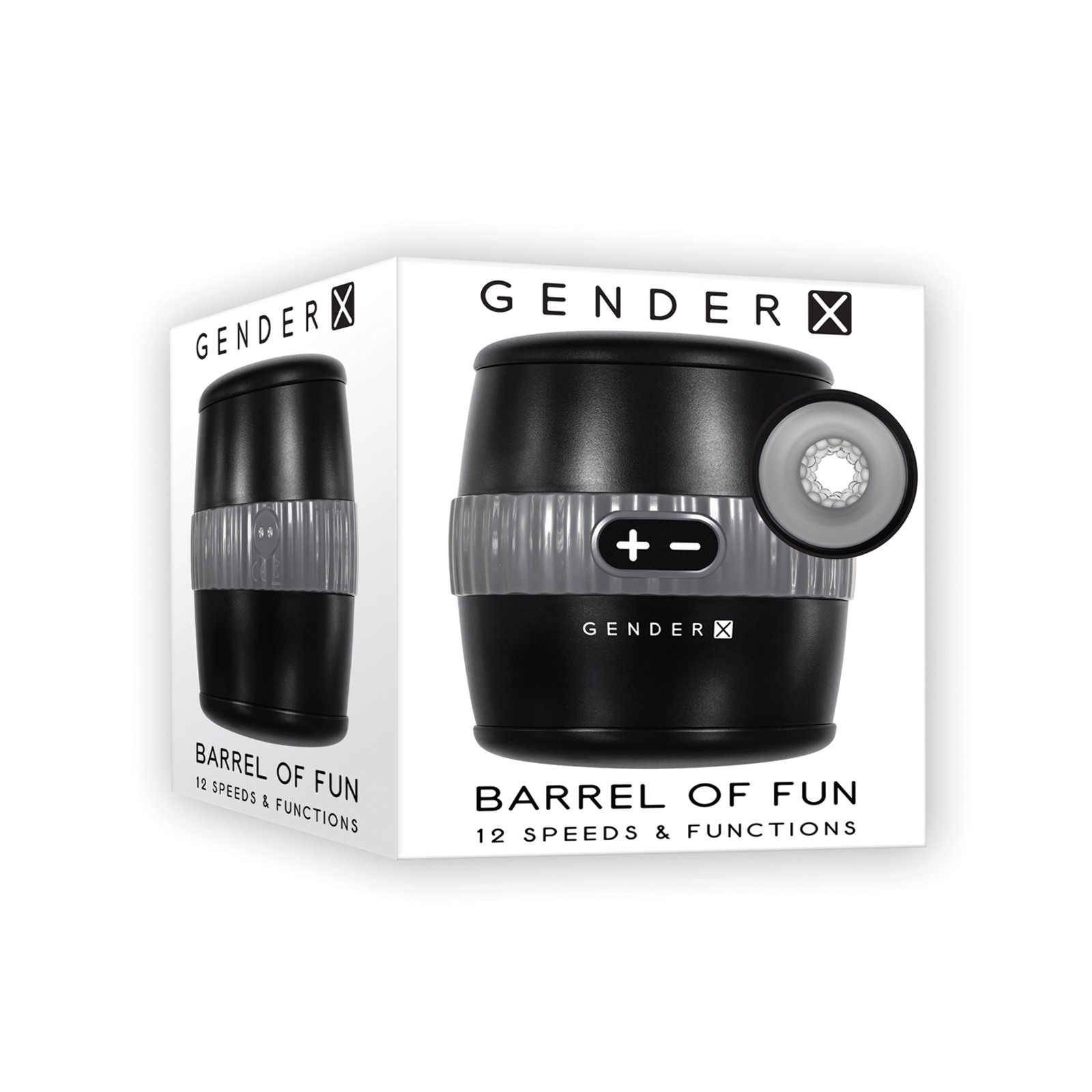 Stroker Vibrante de Doble Entrada Gender X Barrel of Fun