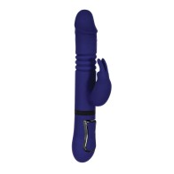 Gender X All in One Thrusting Rabbit Vibe Purple for Intense Pleasure