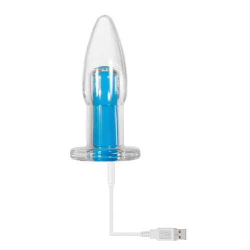 Gender X Electric Blue Vibrator with Remote Control