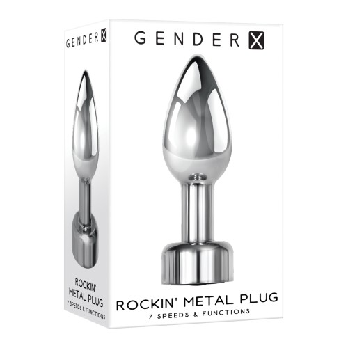 Gender X Rockin Chrome Metal Plug