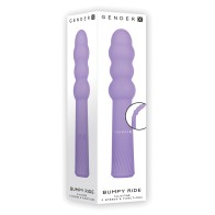 Gender X Bumpy Ride Vibrator in Purple