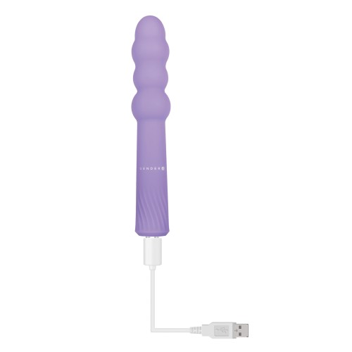 Vibrador Gender X Montaña Rusa en Púrpura