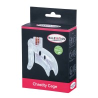 MALESATION Chastity Cage Clear