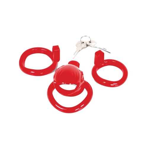 MALESATION Chastity Cage - Red