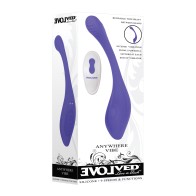 Vibrador Evolved Anywhere Azul de Doble Función