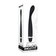 Vibrador G-Spot P skinny de Silicona - Negro