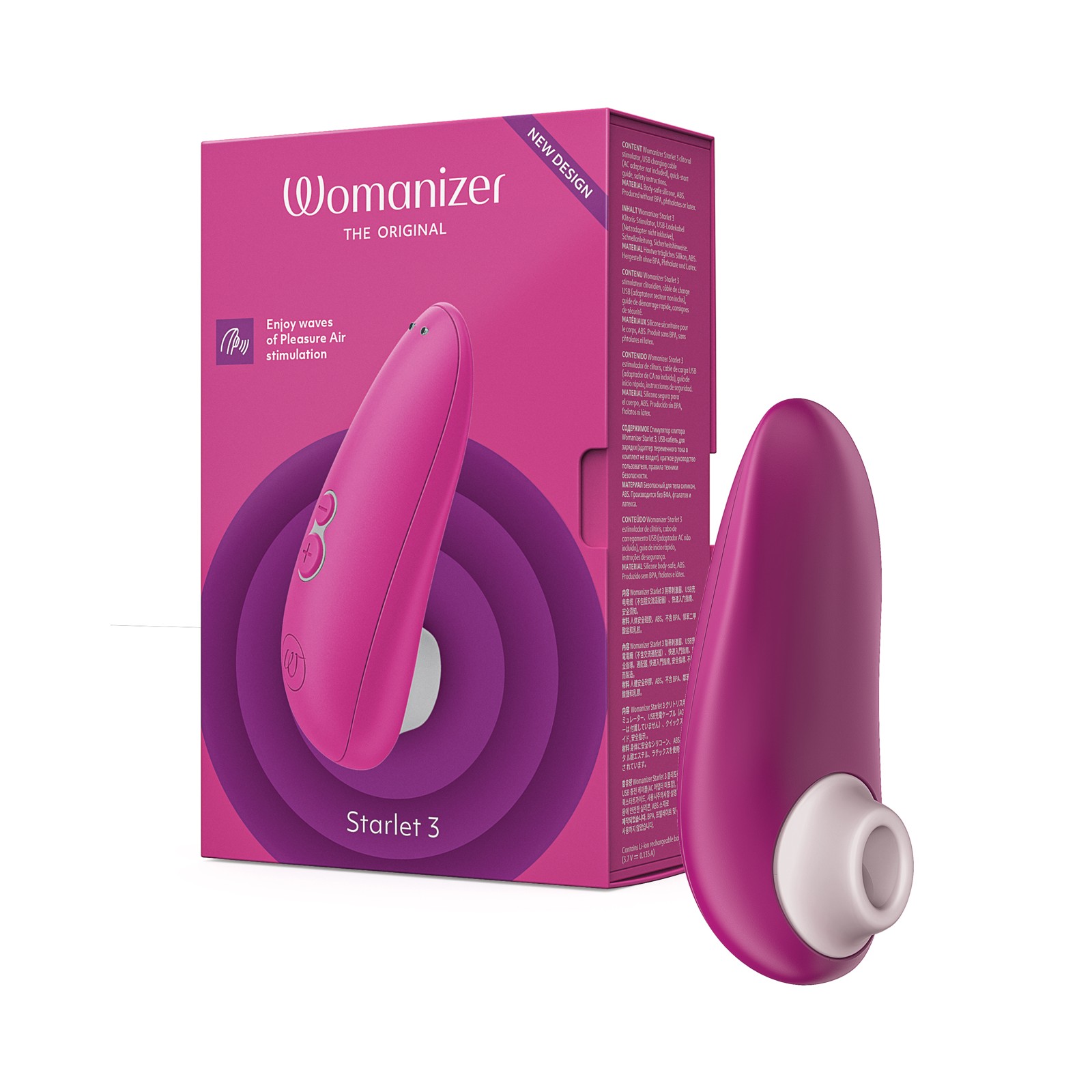 Womanizer Starlet 3 Pink - Pleasure Air Technology