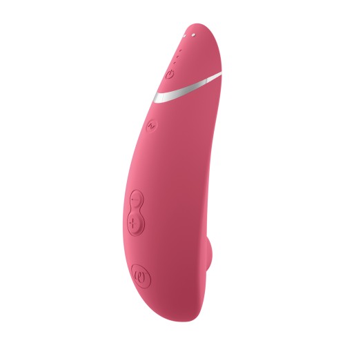 Womanizer Premium 2 Clitoral Stimulator - Raspberry