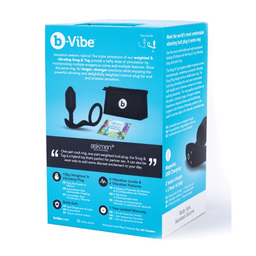 b-Vibe Vibrating Snug & Tug for Dual Sensations