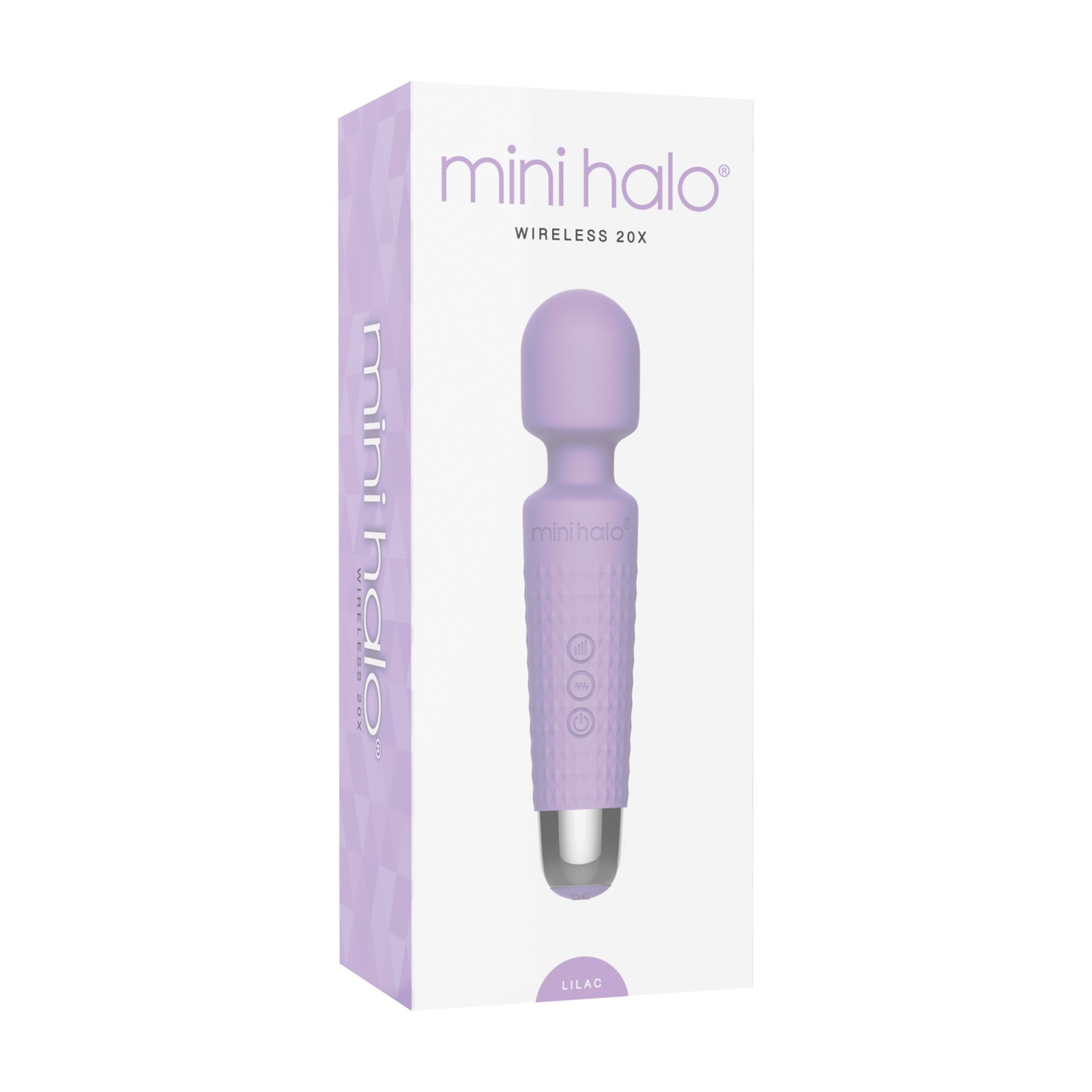 Mini Halo Wireless Wand Lila Masajeador