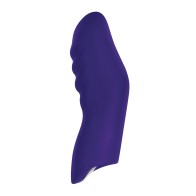 Femme Funn Dioni Vibrador de Dedo Portátil Grande Púrpura Oscuro