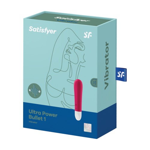 Satisfyer Ultra Power Bullet 1 - Rojo Vibraciones Poderosas