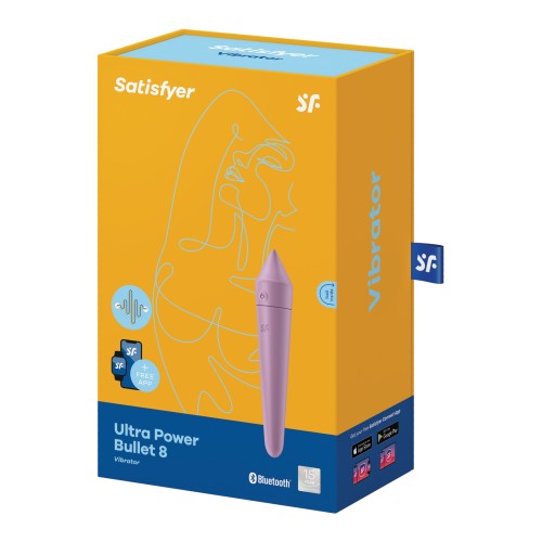 Satisfyer Ultra Power Bullet 8 Lila - Vibrador Potente