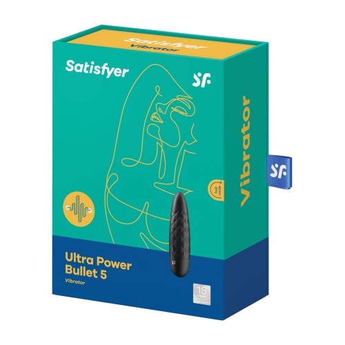 Satisfyer Ultra Power Bullet 5 - Negro Placer Supremo