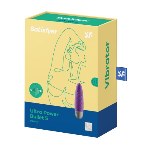 Satisfyer Ultra Power Bullet 5 Violet - Intense Mini Vibrator