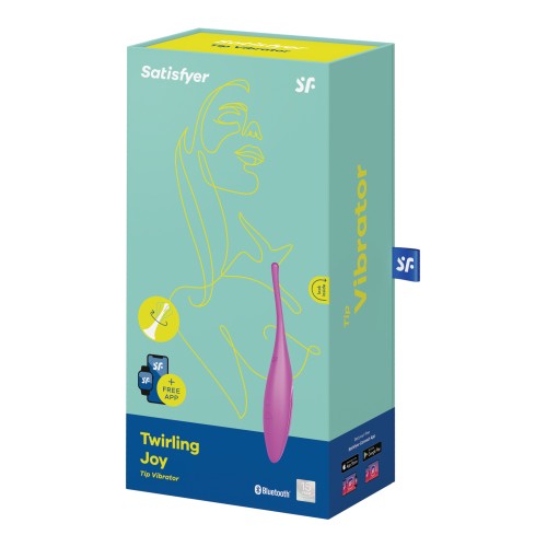 Satisfyer Twirling Joy Stimulator - Purple